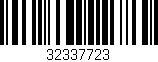 Código de barras (EAN, GTIN, SKU, ISBN): '32337723'
