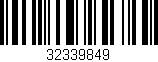 Código de barras (EAN, GTIN, SKU, ISBN): '32339849'