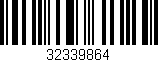 Código de barras (EAN, GTIN, SKU, ISBN): '32339864'