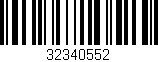 Código de barras (EAN, GTIN, SKU, ISBN): '32340552'