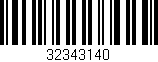 Código de barras (EAN, GTIN, SKU, ISBN): '32343140'