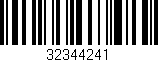 Código de barras (EAN, GTIN, SKU, ISBN): '32344241'