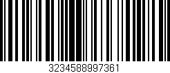 Código de barras (EAN, GTIN, SKU, ISBN): '3234588997361'