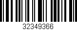 Código de barras (EAN, GTIN, SKU, ISBN): '32349366'