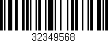Código de barras (EAN, GTIN, SKU, ISBN): '32349568'