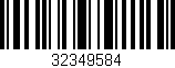 Código de barras (EAN, GTIN, SKU, ISBN): '32349584'