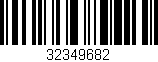 Código de barras (EAN, GTIN, SKU, ISBN): '32349682'