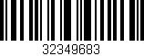 Código de barras (EAN, GTIN, SKU, ISBN): '32349683'