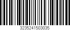 Código de barras (EAN, GTIN, SKU, ISBN): '3235241503035'