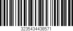Código de barras (EAN, GTIN, SKU, ISBN): '3235434438571'