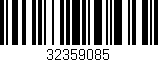 Código de barras (EAN, GTIN, SKU, ISBN): '32359085'