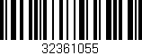 Código de barras (EAN, GTIN, SKU, ISBN): '32361055'