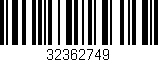 Código de barras (EAN, GTIN, SKU, ISBN): '32362749'