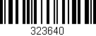 Código de barras (EAN, GTIN, SKU, ISBN): '323640'
