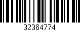 Código de barras (EAN, GTIN, SKU, ISBN): '32364774'