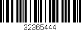 Código de barras (EAN, GTIN, SKU, ISBN): '32365444'