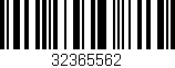 Código de barras (EAN, GTIN, SKU, ISBN): '32365562'