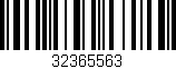Código de barras (EAN, GTIN, SKU, ISBN): '32365563'