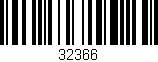 Código de barras (EAN, GTIN, SKU, ISBN): '32366'