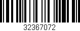 Código de barras (EAN, GTIN, SKU, ISBN): '32367072'