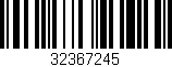 Código de barras (EAN, GTIN, SKU, ISBN): '32367245'