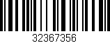 Código de barras (EAN, GTIN, SKU, ISBN): '32367356'