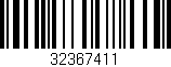 Código de barras (EAN, GTIN, SKU, ISBN): '32367411'