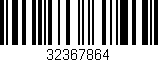 Código de barras (EAN, GTIN, SKU, ISBN): '32367864'