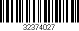 Código de barras (EAN, GTIN, SKU, ISBN): '32374027'