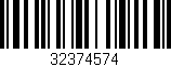 Código de barras (EAN, GTIN, SKU, ISBN): '32374574'