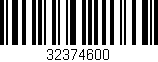 Código de barras (EAN, GTIN, SKU, ISBN): '32374600'