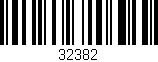 Código de barras (EAN, GTIN, SKU, ISBN): '32382'