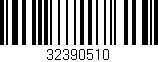 Código de barras (EAN, GTIN, SKU, ISBN): '32390510'