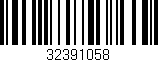 Código de barras (EAN, GTIN, SKU, ISBN): '32391058'
