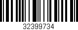 Código de barras (EAN, GTIN, SKU, ISBN): '32399734'