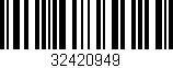 Código de barras (EAN, GTIN, SKU, ISBN): '32420949'