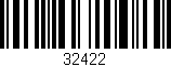 Código de barras (EAN, GTIN, SKU, ISBN): '32422'