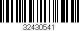 Código de barras (EAN, GTIN, SKU, ISBN): '32430541'