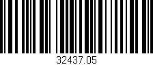 Código de barras (EAN, GTIN, SKU, ISBN): '32437.05'