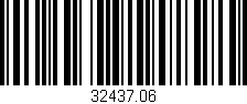 Código de barras (EAN, GTIN, SKU, ISBN): '32437.06'