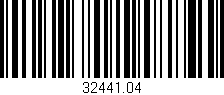 Código de barras (EAN, GTIN, SKU, ISBN): '32441.04'