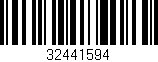 Código de barras (EAN, GTIN, SKU, ISBN): '32441594'
