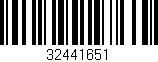 Código de barras (EAN, GTIN, SKU, ISBN): '32441651'