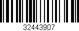 Código de barras (EAN, GTIN, SKU, ISBN): '32443907'