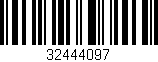 Código de barras (EAN, GTIN, SKU, ISBN): '32444097'