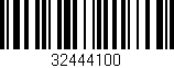 Código de barras (EAN, GTIN, SKU, ISBN): '32444100'