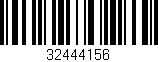 Código de barras (EAN, GTIN, SKU, ISBN): '32444156'