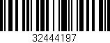 Código de barras (EAN, GTIN, SKU, ISBN): '32444197'