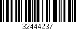 Código de barras (EAN, GTIN, SKU, ISBN): '32444237'