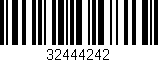 Código de barras (EAN, GTIN, SKU, ISBN): '32444242'
